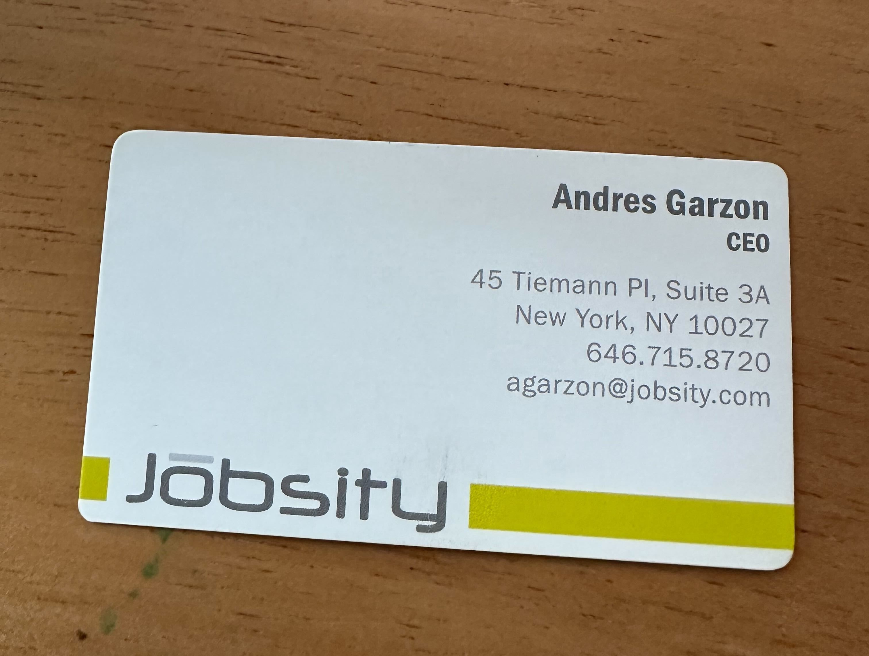 First company card